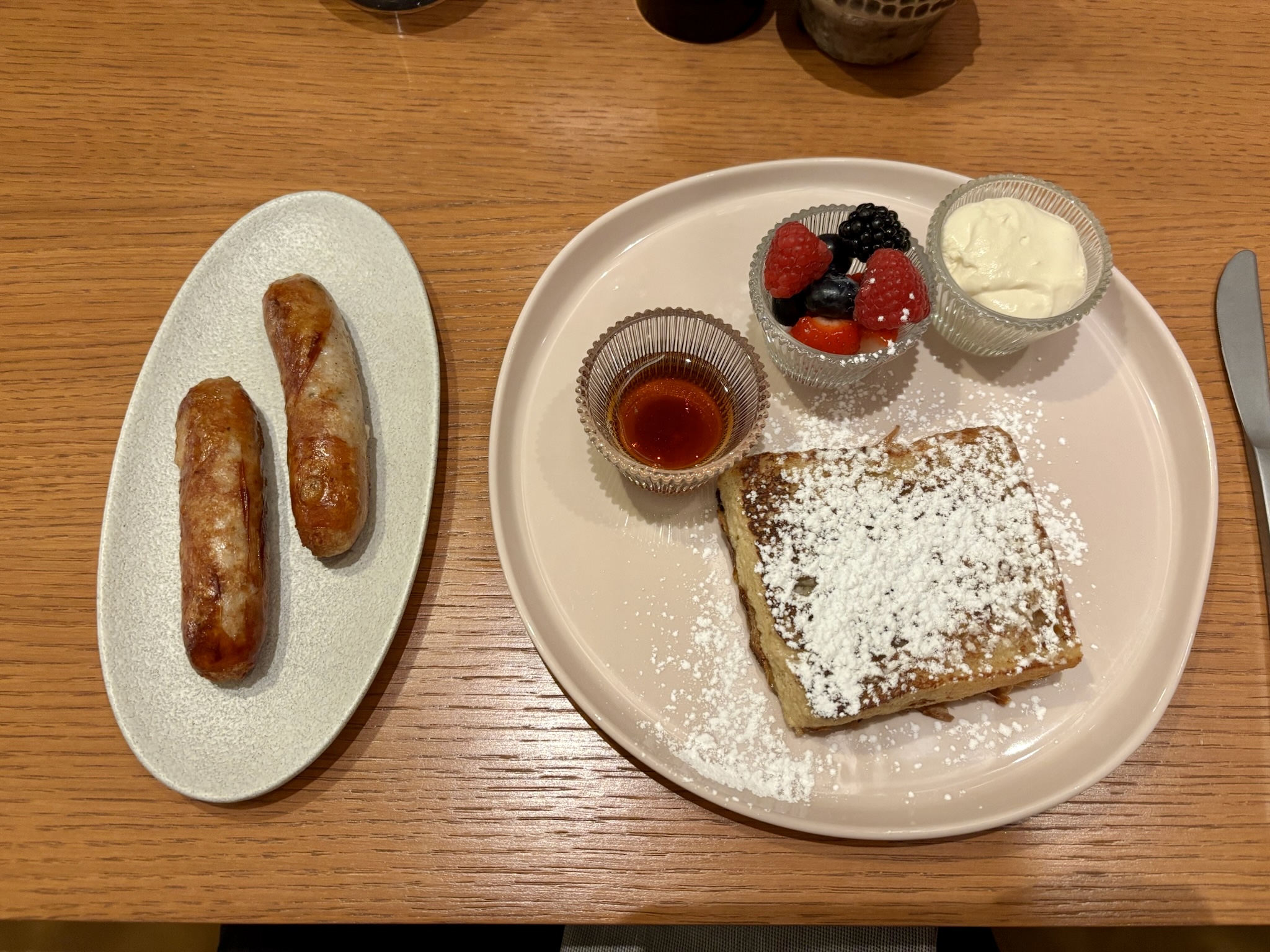 Inside the Park Hyatt London River Thames: Rooms, Dining, Pool & More 38 French toast and chicken sausage