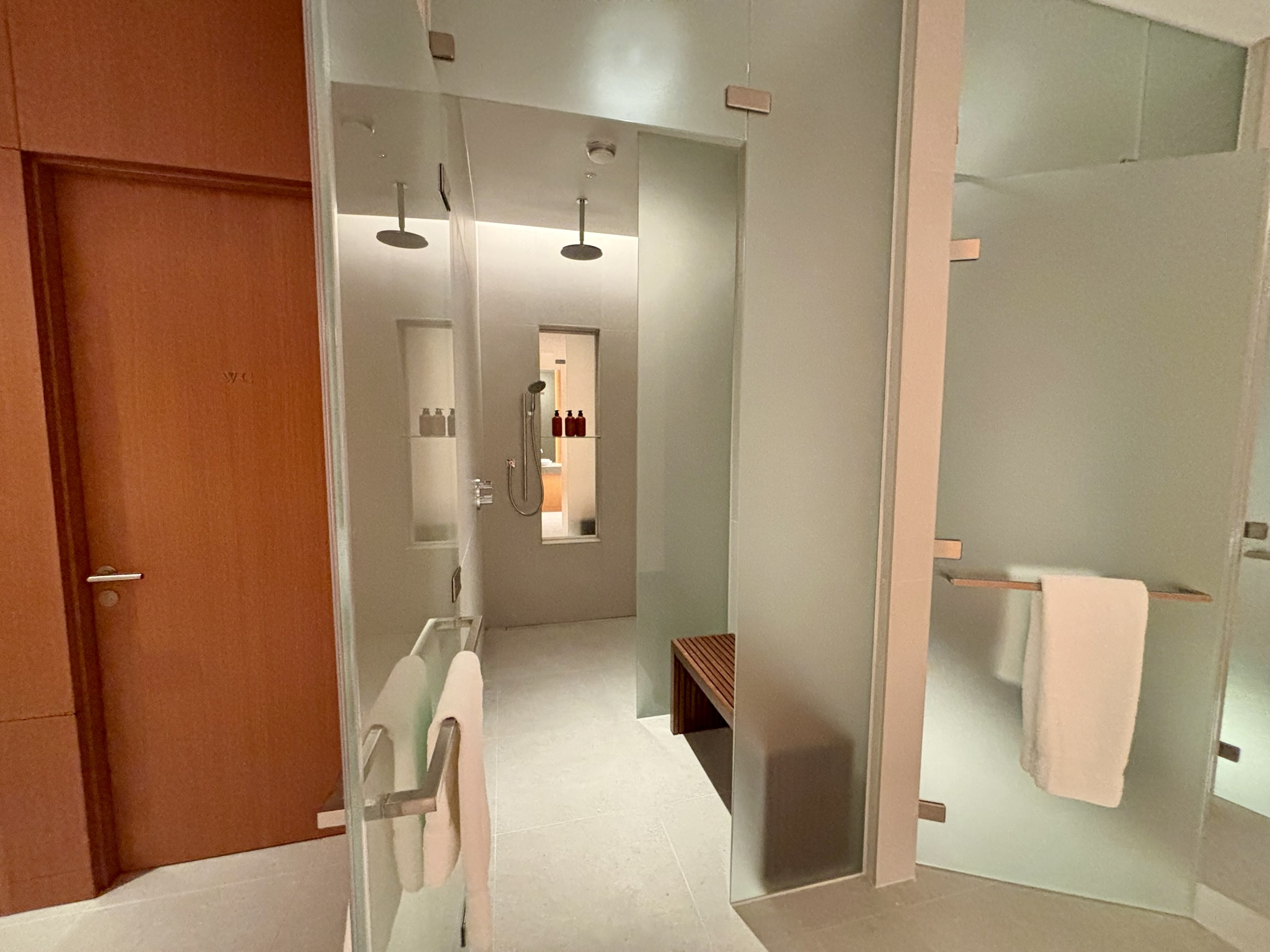 Inside the Park Hyatt London River Thames: Rooms, Dining, Pool & More 49 locker room shower stall