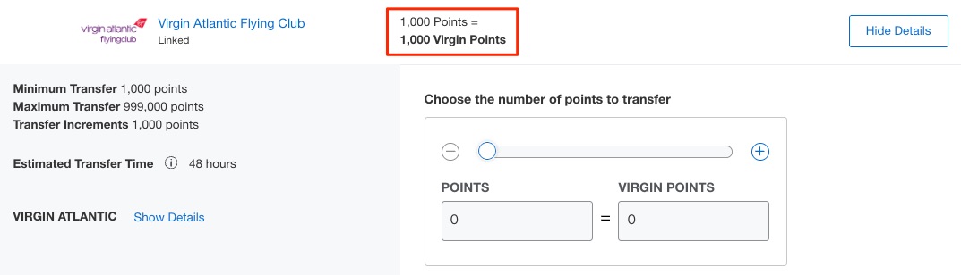 What's Going On With Amex's Hit-or-Miss Transfer Bonuses? 2 Amex points transfer to Virgin without a transfer bonus