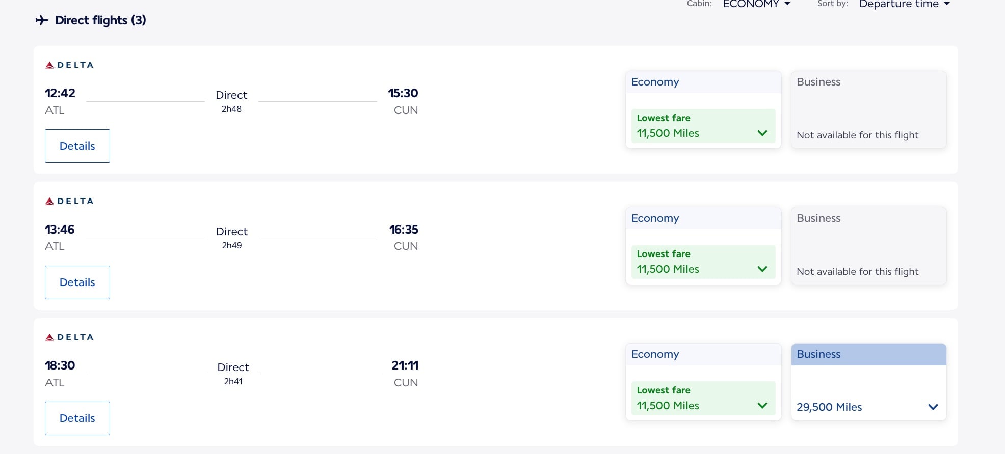 Save Your SkyMiles: Book Delta Flights with this Workaround for Fewer Points! 7 atlanta to cancun flights air france 11,500 miles each