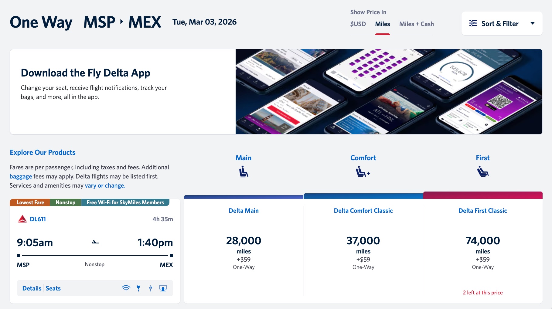 Save Your SkyMiles: Book Delta Flights with this Workaround for Fewer Points! 5 minneapolis to mexico city 28,000 skymiles