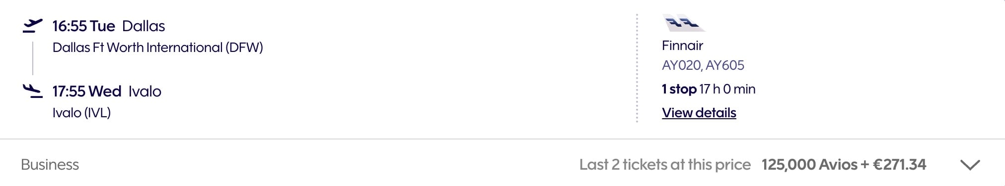 4 Highlights (& 1 Lowlight) From a Christmas Trip to Finnish Lapland 9 Biz fare to Ivalo