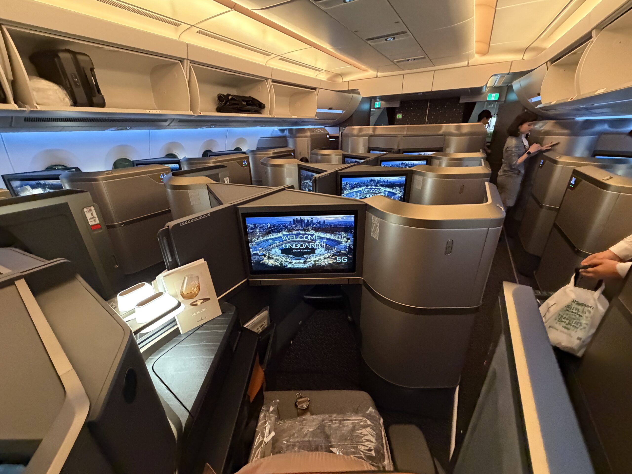 Starlux Business Class Review: A Swanky Experience on the A350-900 9 Starlux Business Class Cabin