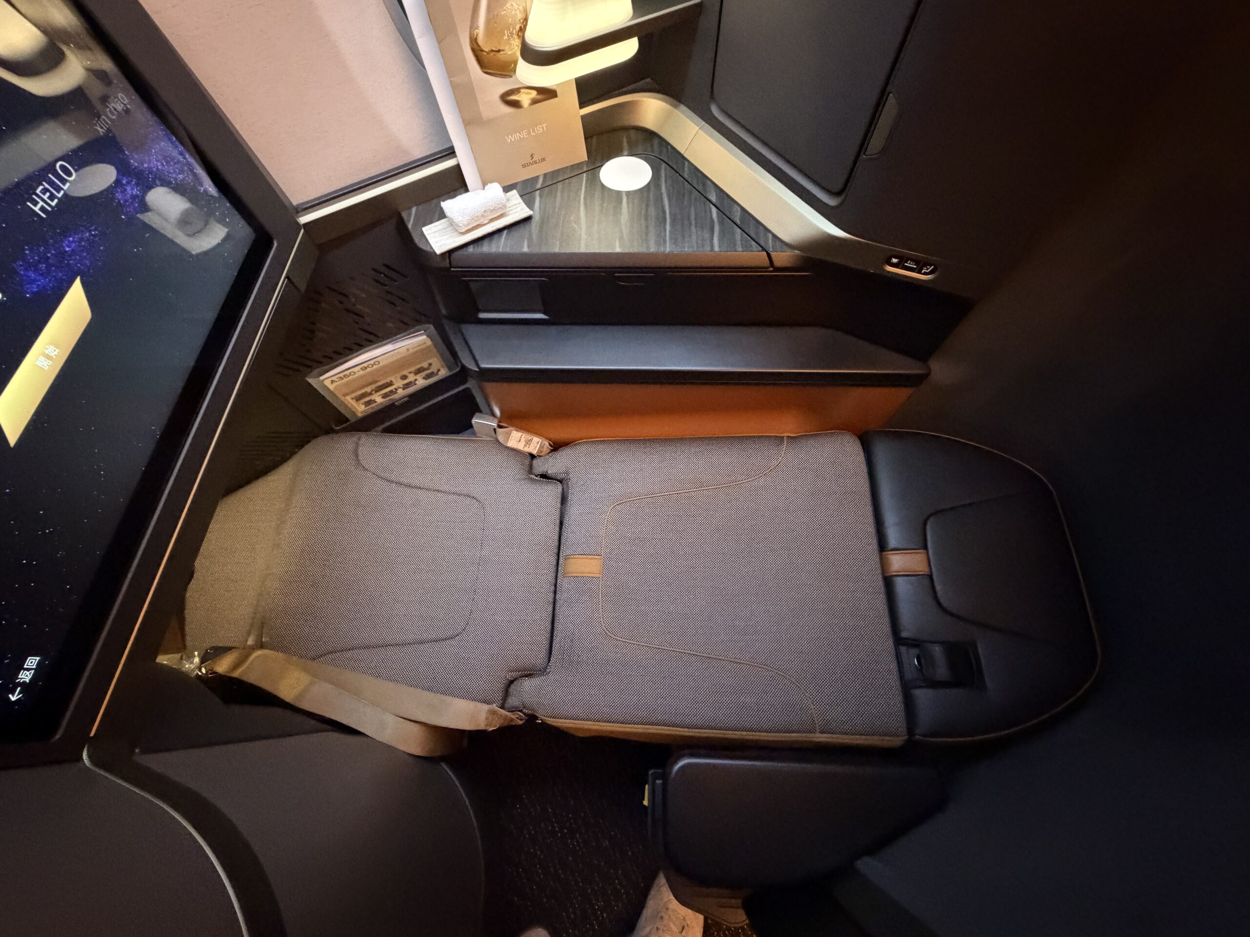 Starlux Business Class Review: A Swanky Experience on the A350-900 27 Starlux business class seat