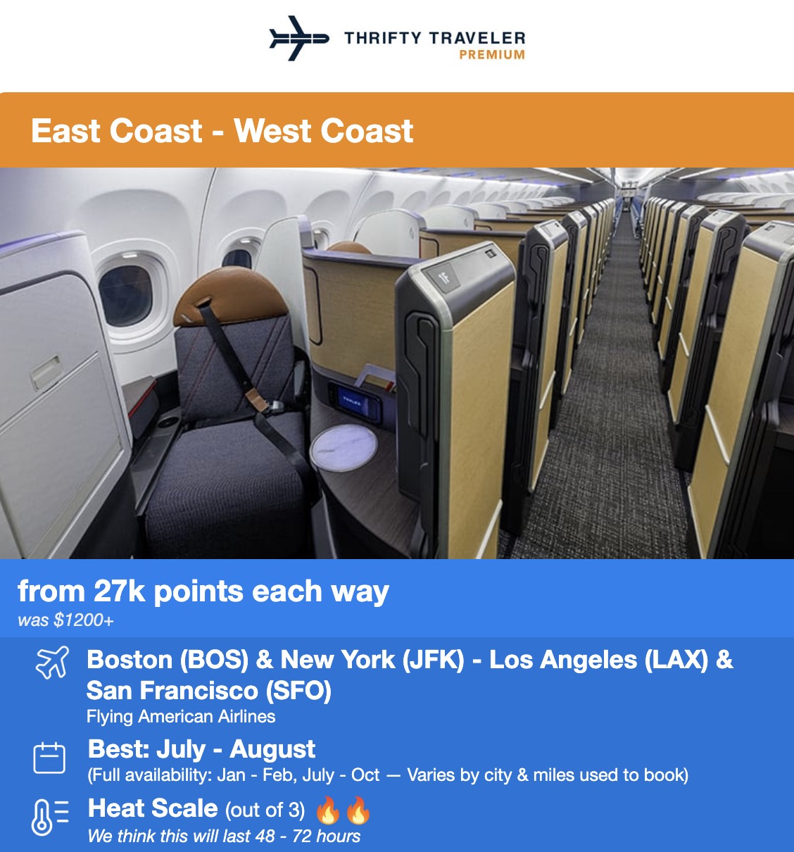 The Best AAdvantage Miles Deals ... That American Never Advertises 46 Coast-to-coast AA biz suites