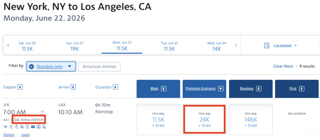 The Best AAdvantage Miles Deals ... That American Never Advertises 48 American Airlines Premium Economy fare