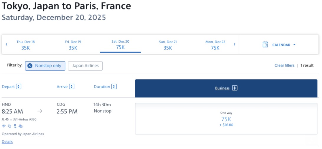 The Best AAdvantage Miles Deals ... That American Never Advertises 31 Japan Airlines Business Class booked with AA miles