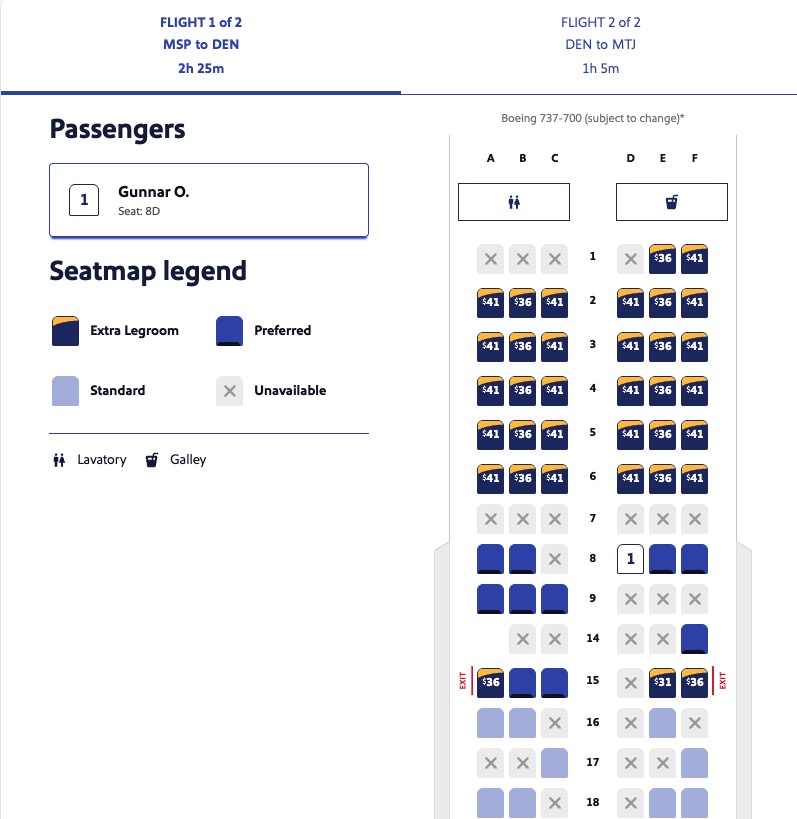 End of an Era: Southwest Assigned Seating Begins Tuesday 2 Southwest seat map