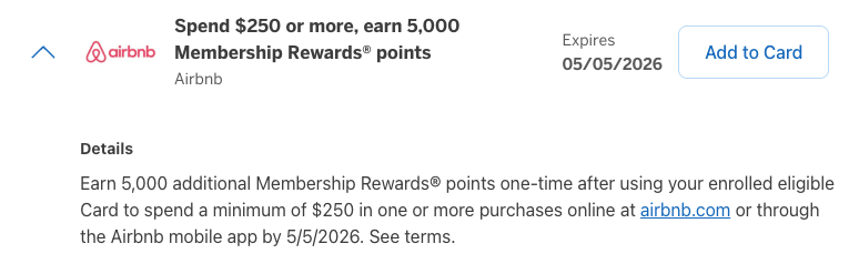 A New Airbnb Amex Offer Could Earn You 5K Bonus Points 1 Airbnb Amex Offer