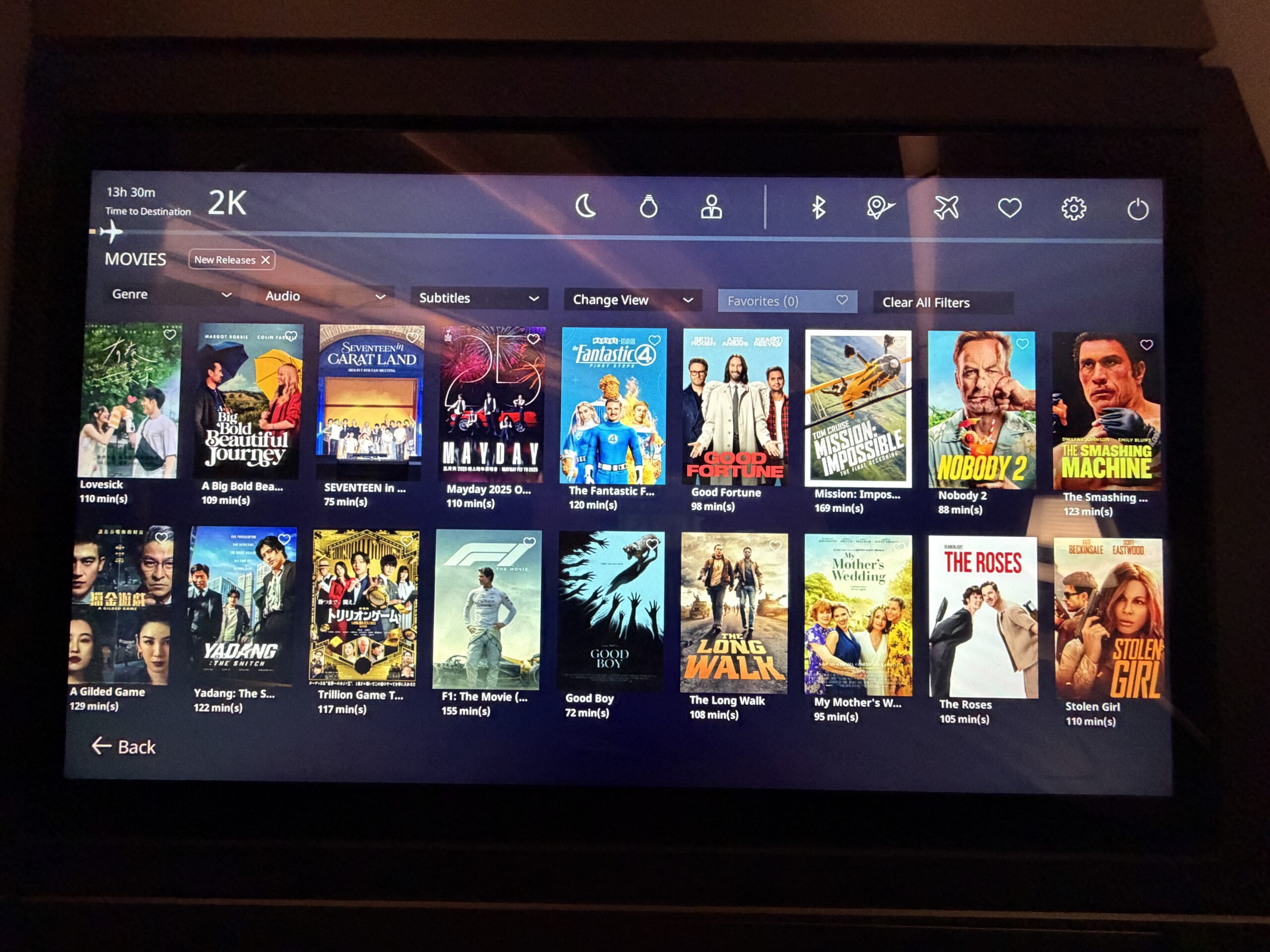 Starlux Business Class Review: A Swanky Experience on the A350-900 51 Starlux entertainment