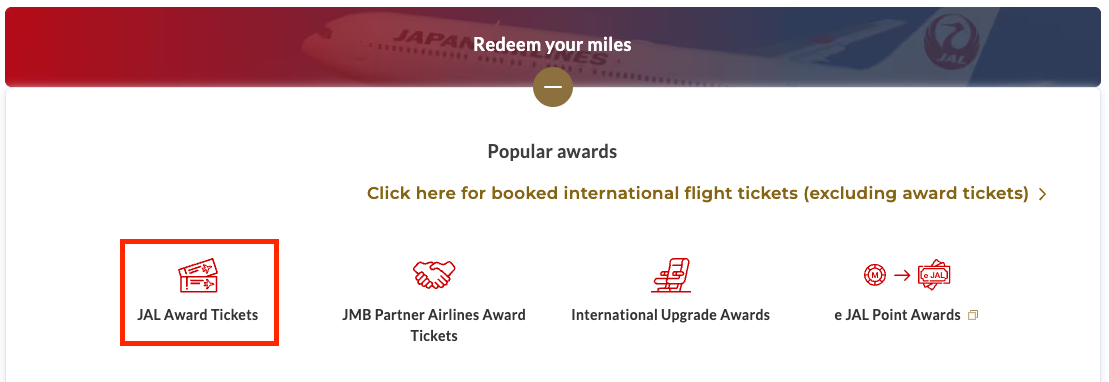 How to Book Award Tickets with Japan Airlines Miles 5 JAL award ticket