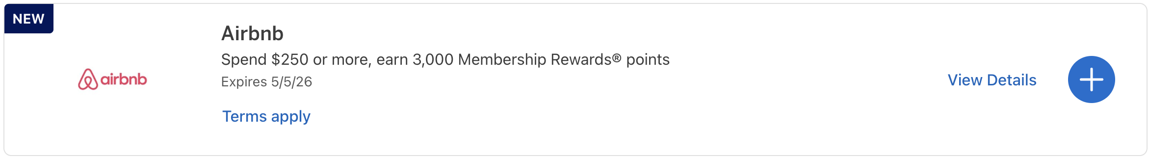 A New Airbnb Amex Offer Could Earn You 5K Bonus Points 2 Airbnb Amex offer: Spend $250 earn 3,000 bonus points