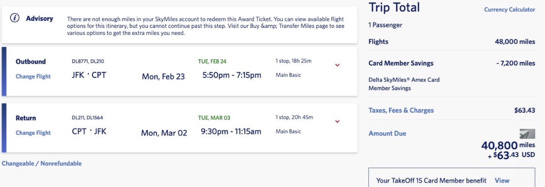 The Rarest Delta SkyMiles Deals the Airline Won't Advertise 16 Delta Skymiles sales to South Africa