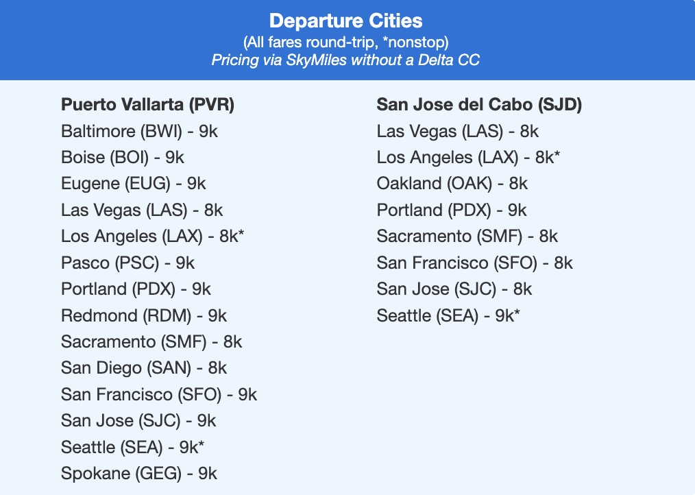The Rarest Delta SkyMiles Deals the Airline Won't Advertise 9 Delta Skymiles flash sale to Mexico