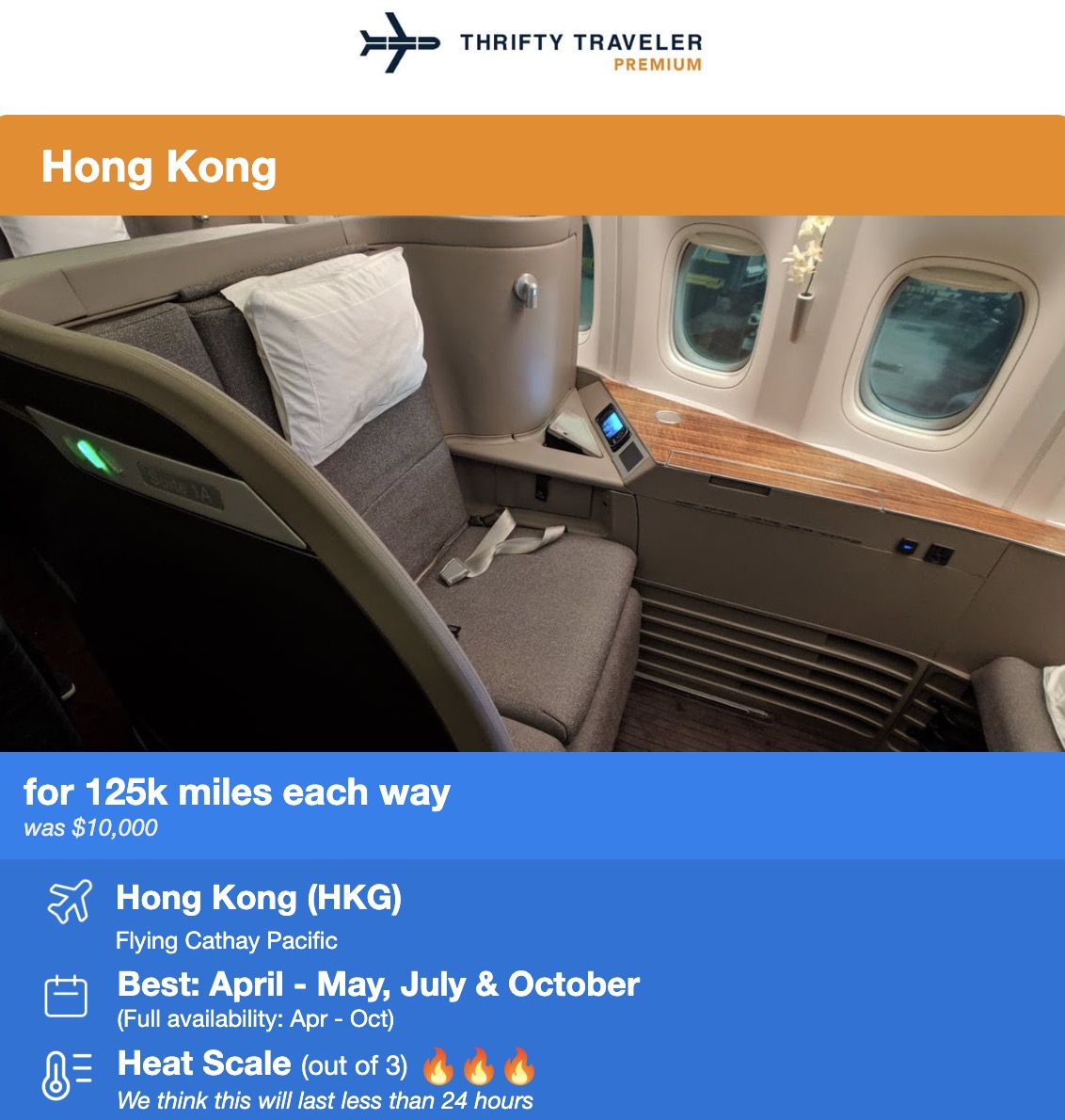 The 10 Best Flight Deals of 2026 We've Found (So Far...) 10 Cathay Pacific First Class flight deal