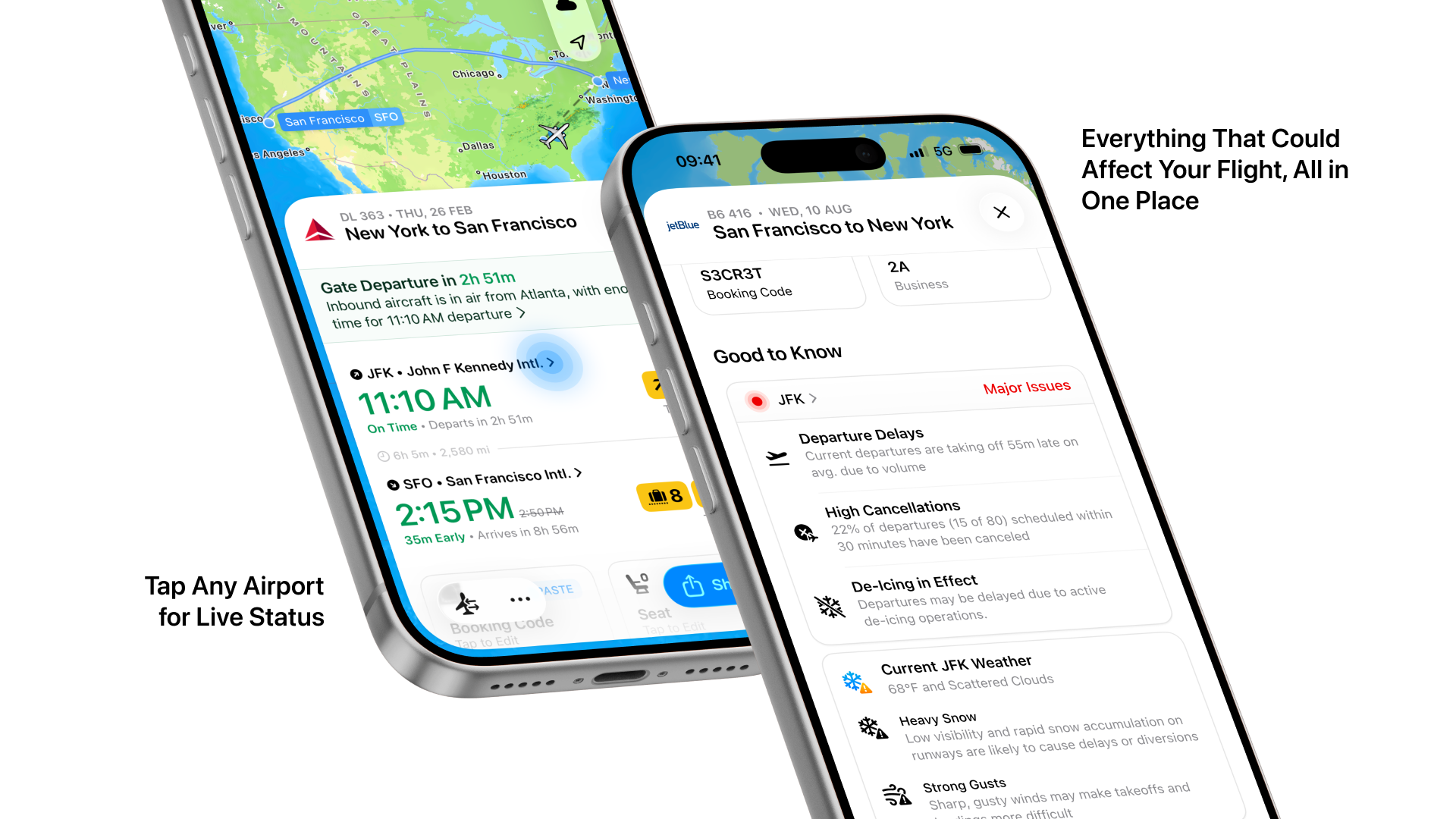 Flighty Releases New Dashboard to Track Airport Delays & Cancellations ... For Free! 3 Flighty update on the iPhone app.