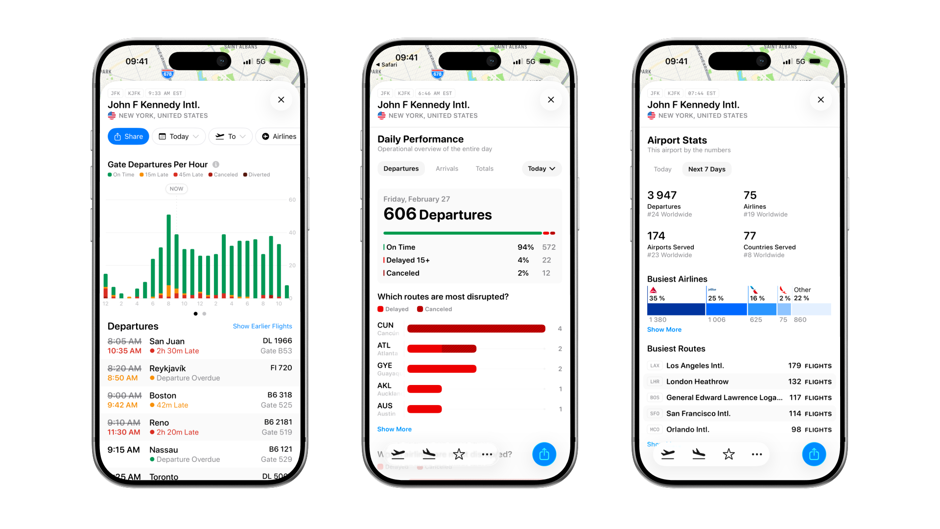 Flighty Releases New Dashboard to Track Airport Delays & Cancellations ... For Free! 4 Flighty airport information