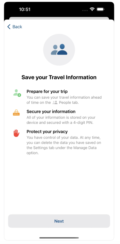 Mobile Passport Control: The Free App That Makes U.S. Customs a Breeze 3 MPC mobile app traveler info