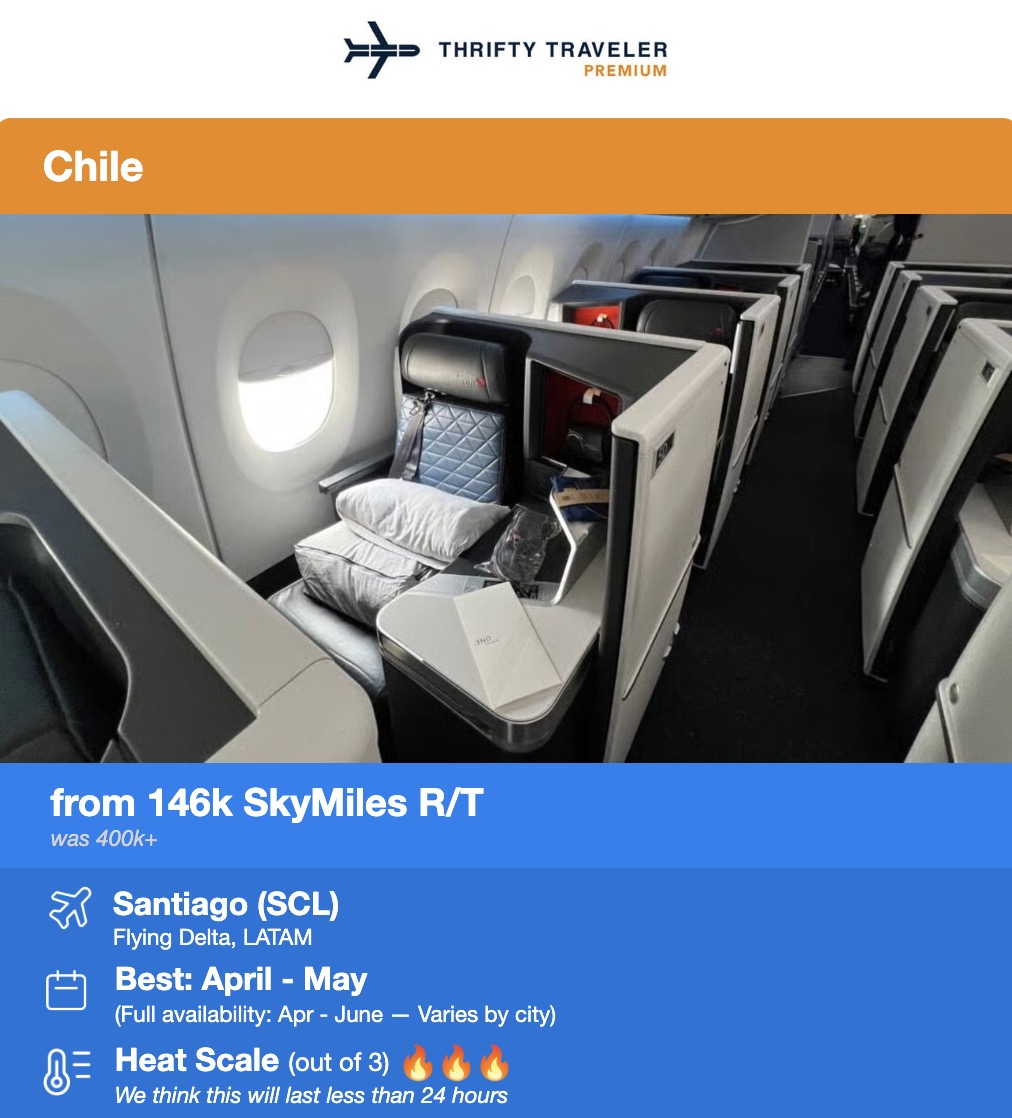 The 10 Best Flight Deals of 2026 We've Found (So Far...) 9 Delta One to Chile SkyMiles deal