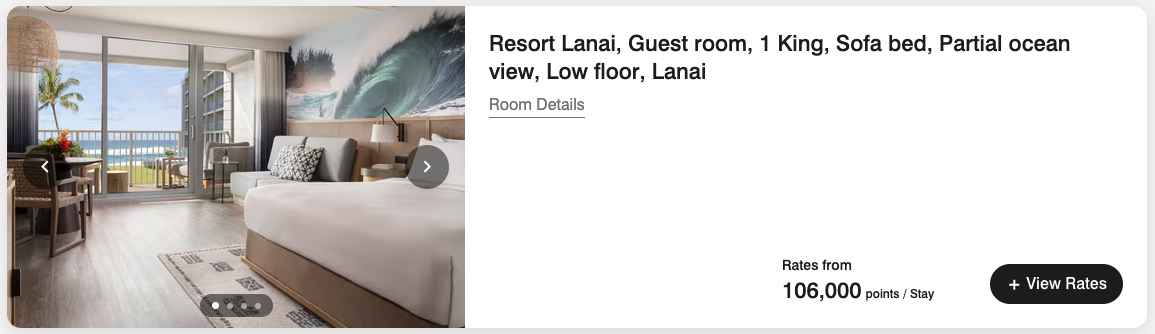 Nice: Marriott Boosts Free Night Award ‘Top-Off’ to 25K Points 4 The Ritz Carlton, Turtle Bay, award stay for 106,000 points per night