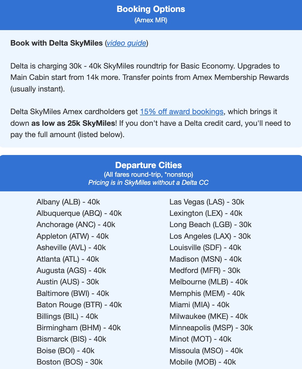 Delta SkyMiles Deals to Asia for Less than Atlanta: From 25K RT - or 89K in Delta One! 6 Taipei flight deal with Delta SkyMiles