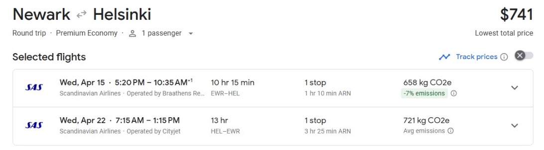 How to Book Premium Economy Seats For Economy Prices 5 Newark to Helsinki airfare