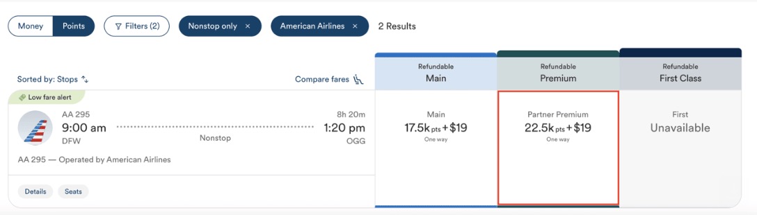 How to Book Premium Economy Seats For Economy Prices 12 DFW-OGG premium economy