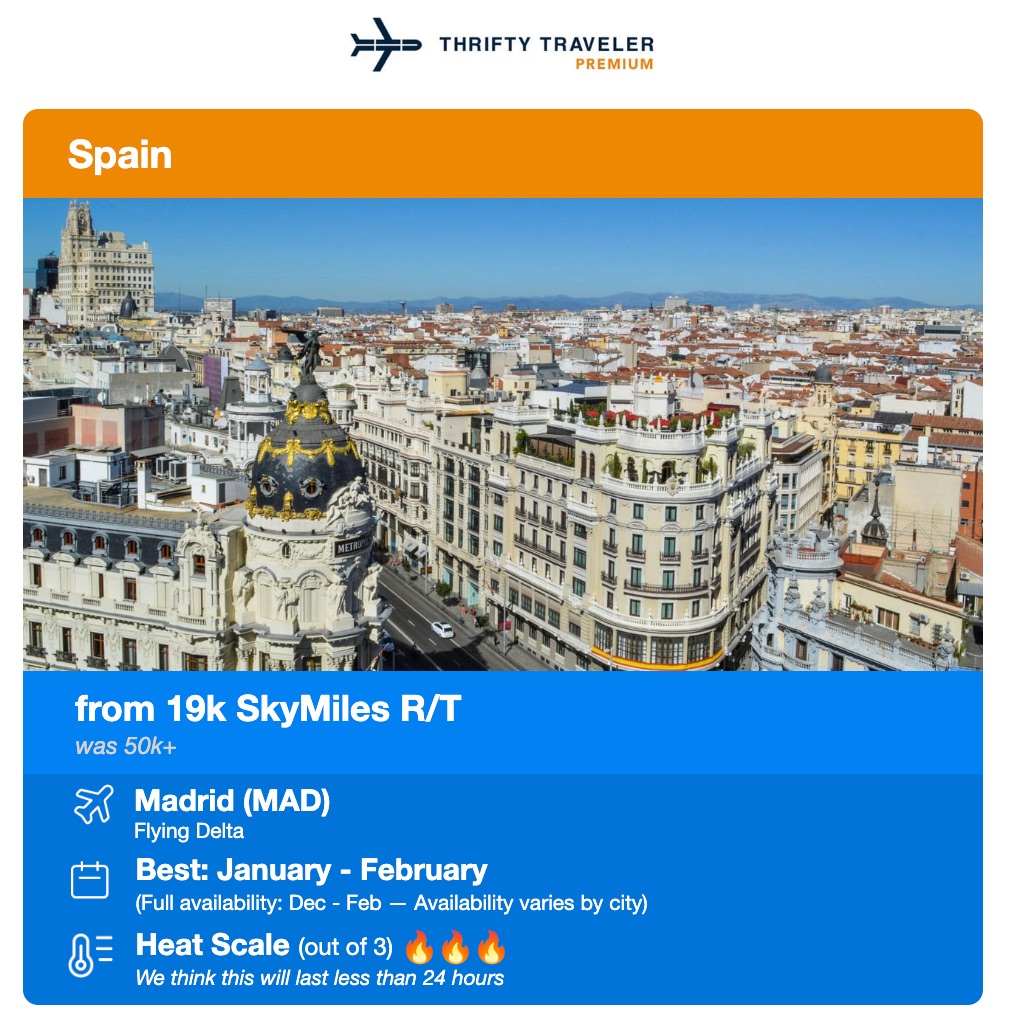 How to Book Delta Flights to Europe Under 25K SkyMiles ... Roundtrip! 7 thrifty traveler premium skymiles deal to spain