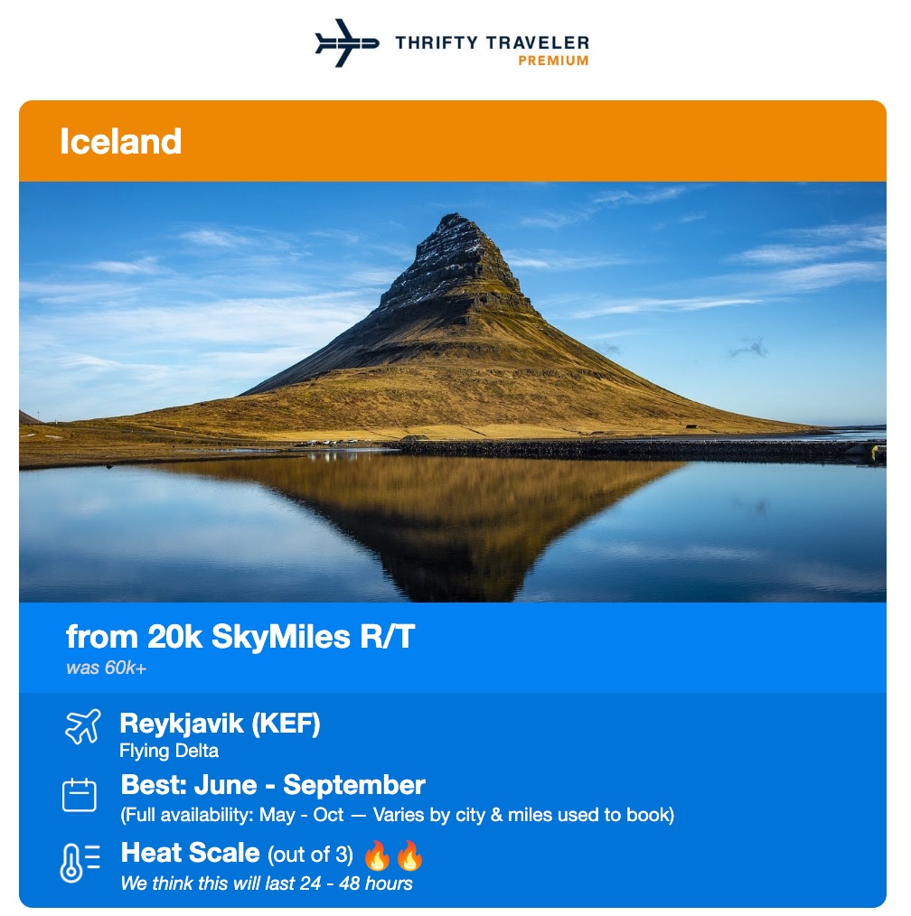 How to Book Delta Flights to Europe Under 25K SkyMiles ... Roundtrip! 5 thrifty traveler premium deal to iceland for 20,000 skymiles