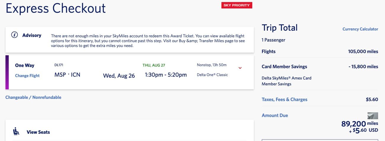 Shocked by Flight Prices? How We're Booking (& Rebooking) Flights Now 6 delta skymiles redemption minneapolis to seoul in delta one