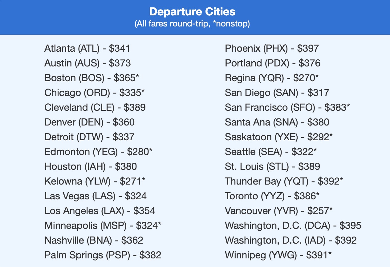 Banff flights to Calgary under $400 roundtrip. 