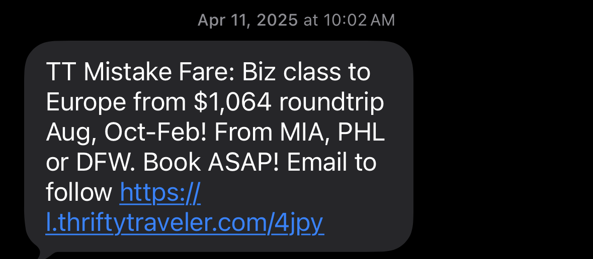 The 5 Craziest Mistake Fares We've Found (& How to Book Them) 6 Europe business class mistake fare