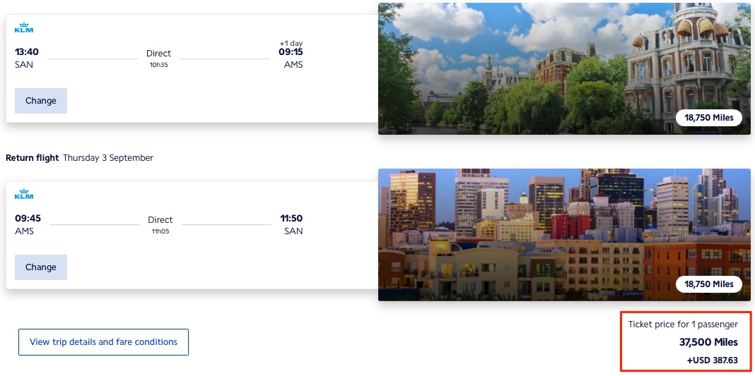 Have Fee Hikes Made Air France/KLM's Flying Blue Promo Rewards Worthless? 2 Flying Blue Promo Reward (SAN-AMS)