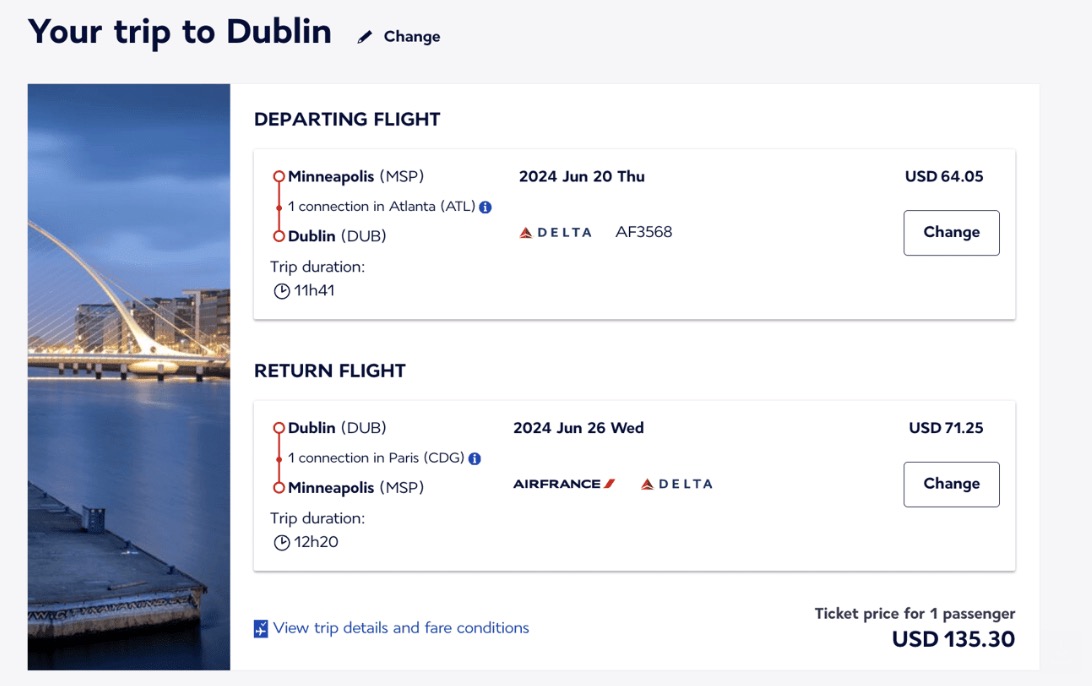 The 5 Craziest Mistake Fares We've Found (& How to Book Them) 2 Dublin mistake fare