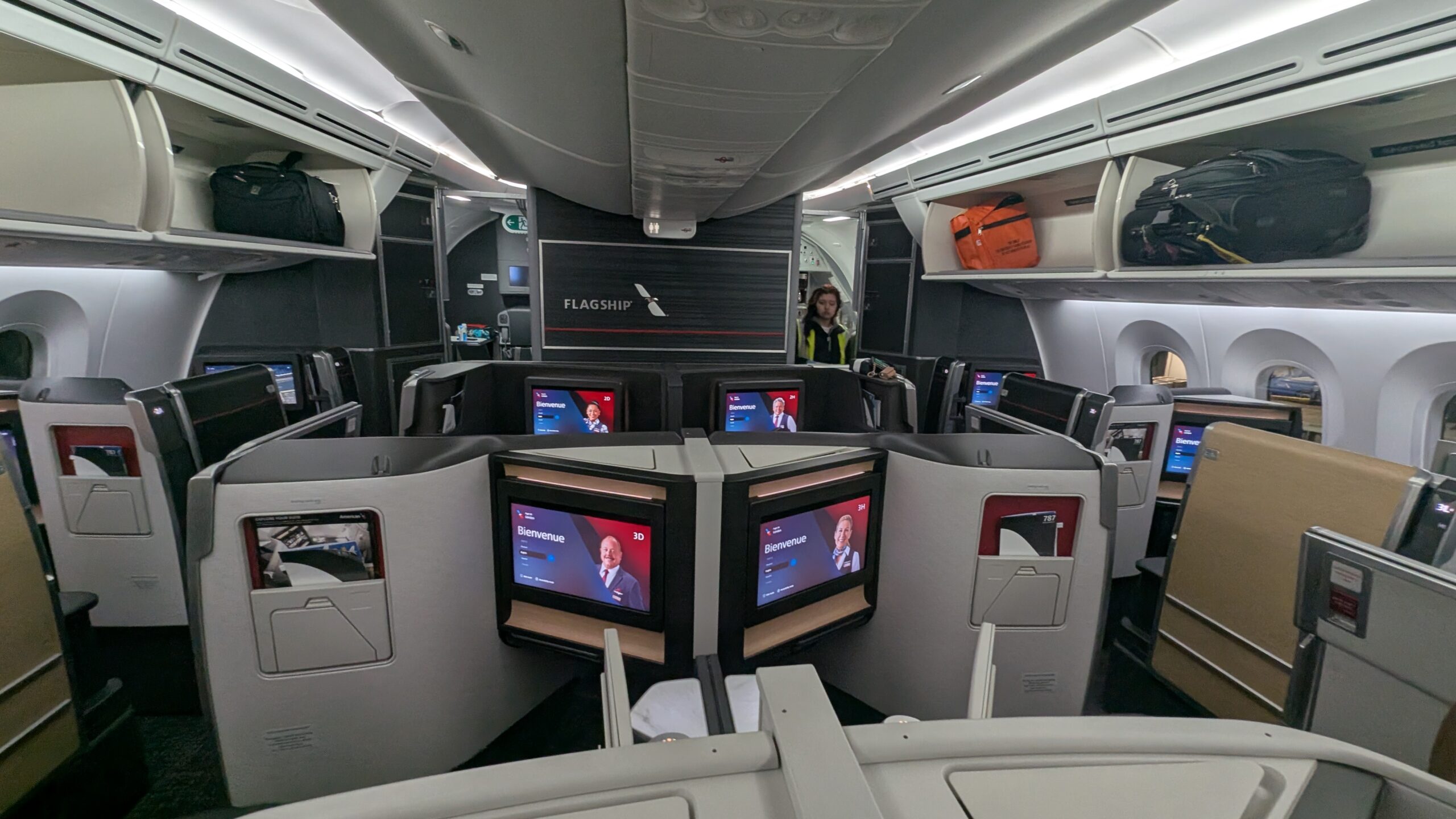 American Airlines' New Flagship Suite Review: A Stellar Hop Across the Pond 14 AA Flagship Business Class Cabin