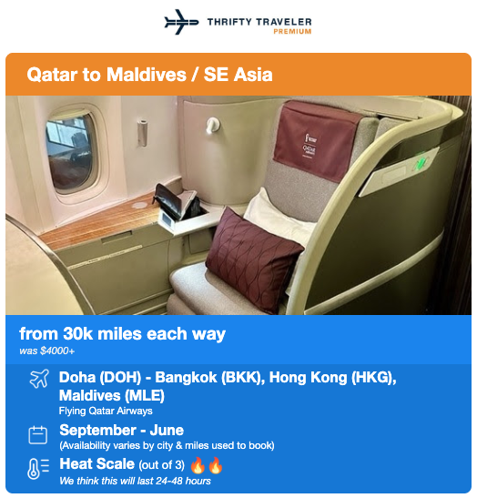 Your AAdvantage Miles Are Invaluable to Fly First & Biz Class 9 Qatar F Premium Deal