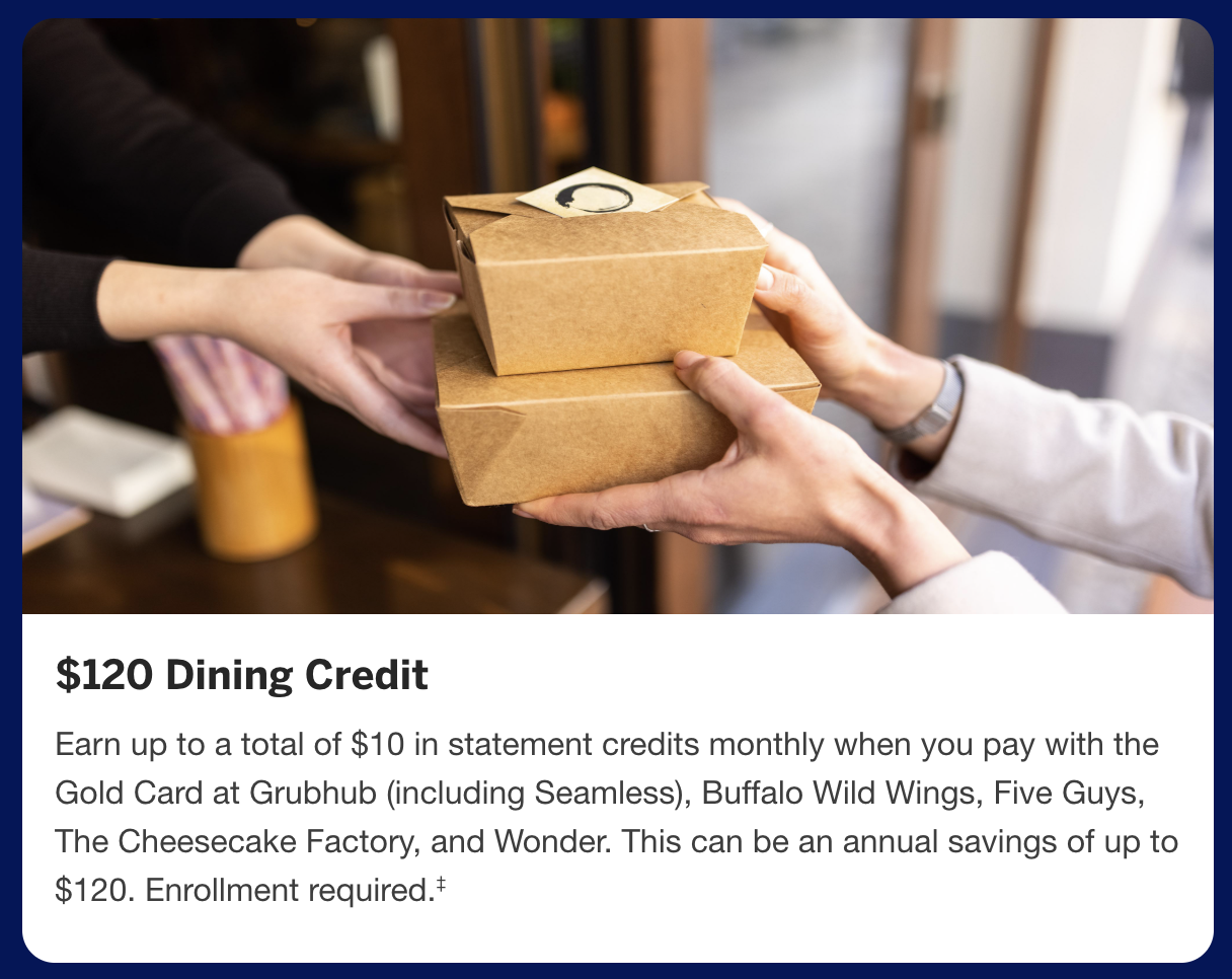American Express® Gold Card Changes: Bigger Spend, Better Perks & Rewards 2 Amex Gold Dining Credit