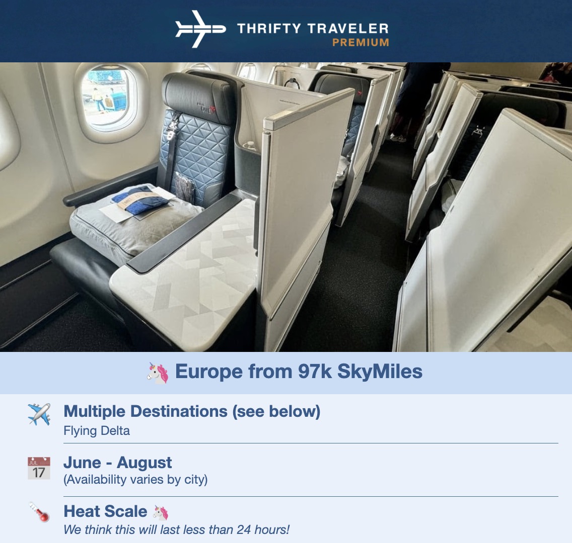 The 10 Best Business & First Class Flight Deals of 2026 (So Far) 2 Delta one Suites business class flight deal