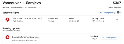 The 5 Craziest Mistake Fares We've Found (& How to Book Them) 4 Vancouver Turkish mistake fare