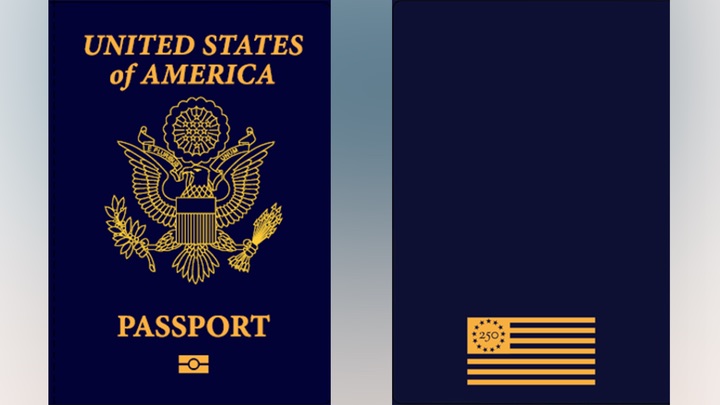 America250 commemorative passport design