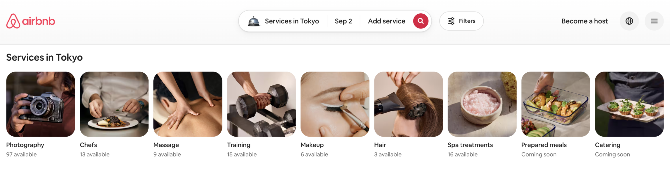 Airbnb Services: Tokyo
