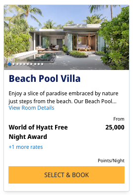 We Analyzed 368K Hyatt Award Nights ... & The Findings Are Brutal 8 Alila Maldives "lowest" demand award night for 25,000 points.