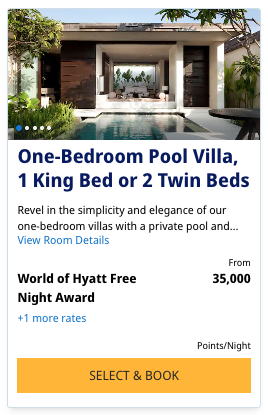 9 Great Ways to Use the Chase Sapphire Preferred® Credit Card's 100K Bonus 26 Alila Villas Uluwatu award for 35k