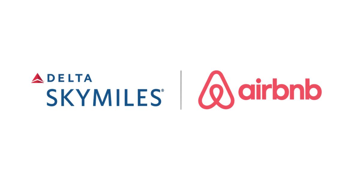 Delta SkyMiles + Airbnb Logos