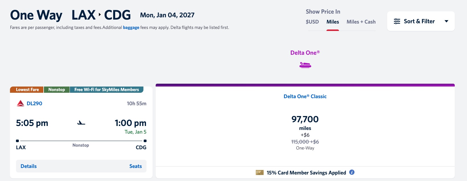 Book ASAP: Fly Delta One to Europe, Morocco & Beyond from 97K SkyMiles! 4 los angeles to paris delta one redemption
