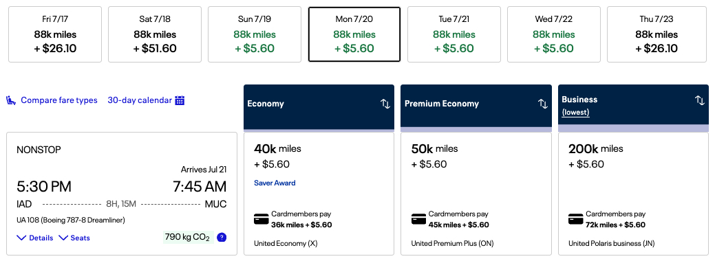 How to Find & Book the Best Deals with United Miles 9 United search default