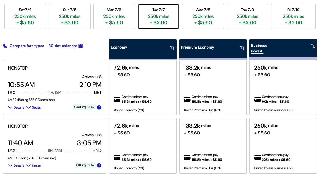 How to Find & Book the Best Deals with United Miles 16 United search LA to Tokyo without a United card