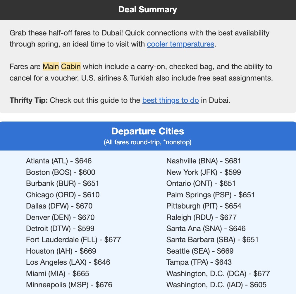 How to Avoid Basic Economy Fares & Still Get a Good Deal 10 Dubai Main Cabin