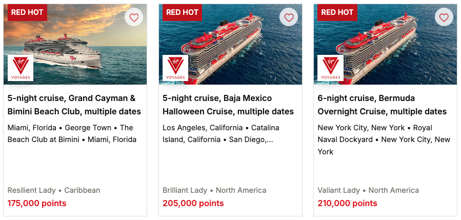 New: Get a 30% Boost on Chase Transfers to Virgin Atlantic! 9 Virgin Voyages cruise itineraries
