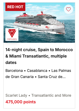 New: Get a 30% Boost on Chase Transfers to Virgin Atlantic! 10 Virgin Voyages itineraries